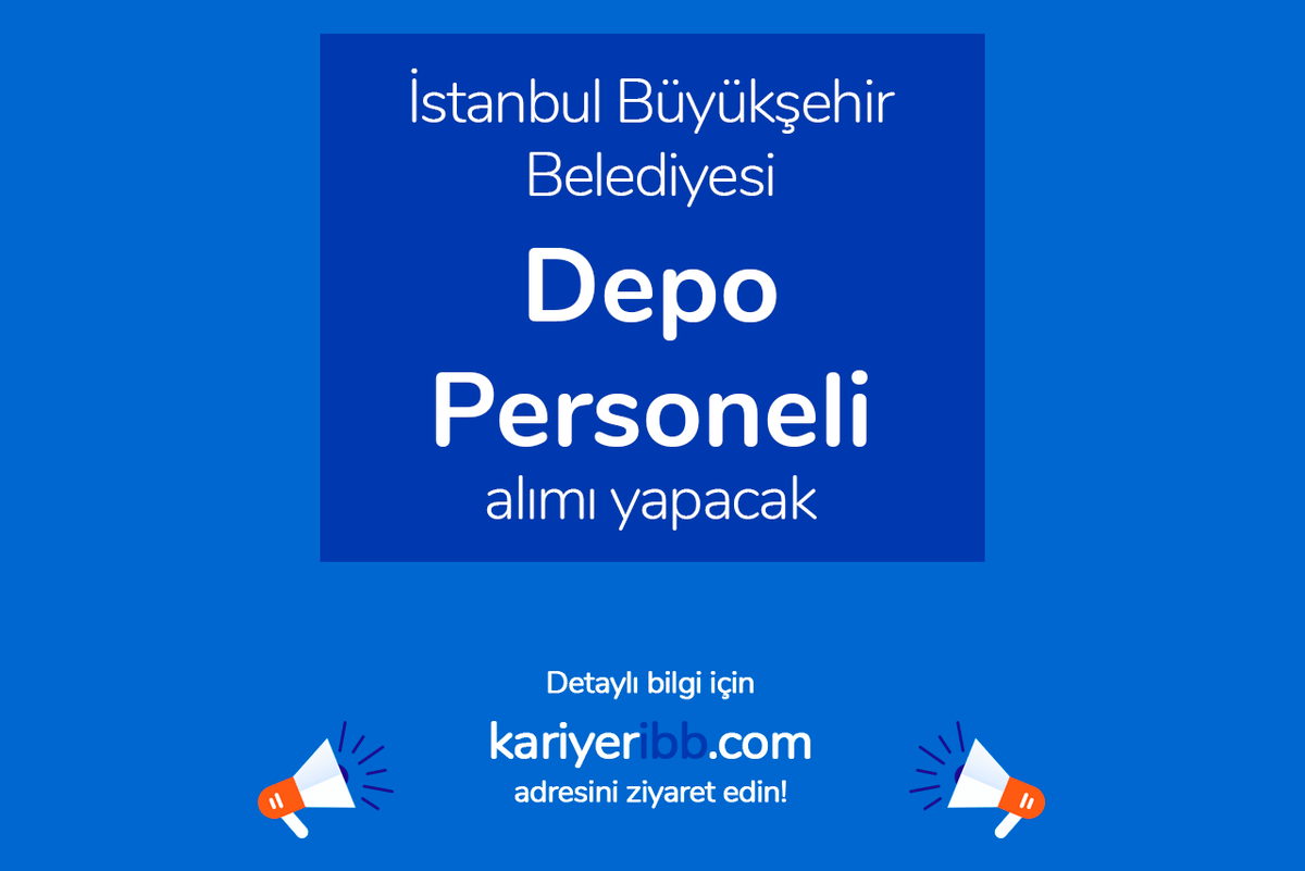 İstanbul Büyükşehir Belediyesi, en az ilköğretim mezunu Depo Personeli alımı yapacak.
.
.
👉 kariyeribb.com/2020/02/ibb-ka…
.
.
#kariyeribb #lojistik