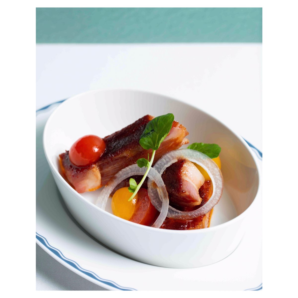 50% sweet + 50% savory = 100% heavenly: Hobbs' Applewood Smoked Candied Bacon. #TheSurfClubRestaurant #TheSurfClubMiamiBeach #SurfsUpSince1930