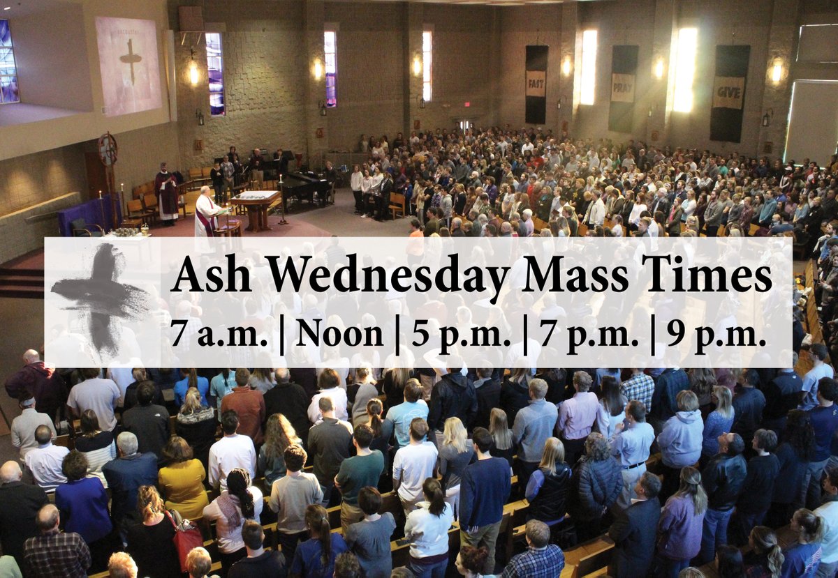 CoMoNewmanCM's tweet photo. #GetyourAshinMass tomorrow. It's Ash Wednesday! https://t.co/q73cHll7Yx