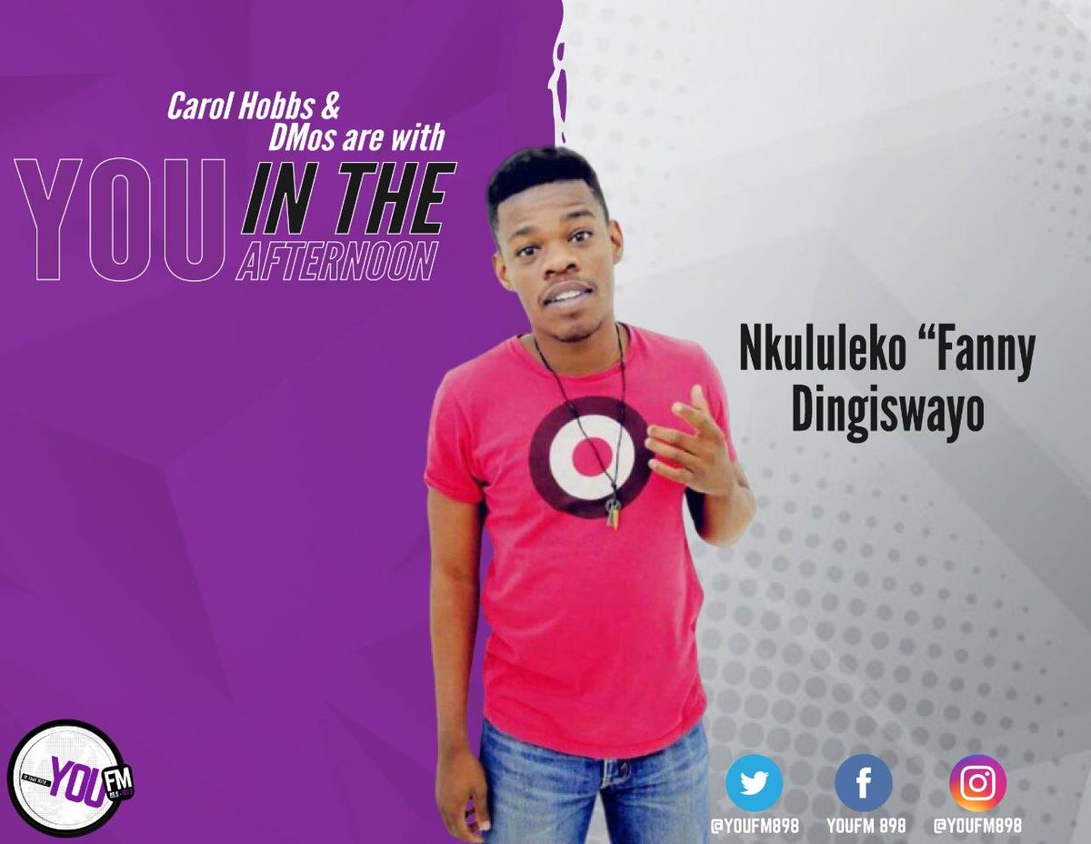 An aspiring actor Nkululeko Dingiswayo writes a new narrative about Taung, find out more as we chat with him.
#YOUInTheAfternoon with @za_vibe @MsCarolHobbs @mphogaletshitse @KMokgalagadi
DSTV Channel 842
#CelebratingYOU
#YOUInspireUs