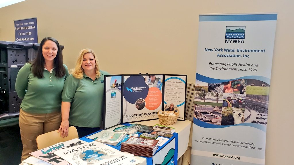 NYwaterEnviro's tweet image. The @NYwaterEnviro team is excited to be at the @sunyesf Career Fair today to discuss #cleanwatercareers and scholarships! 
#nywea #wef #wastewater #operators #engineers #waterresourcerecovery #waterquality #watersworthit