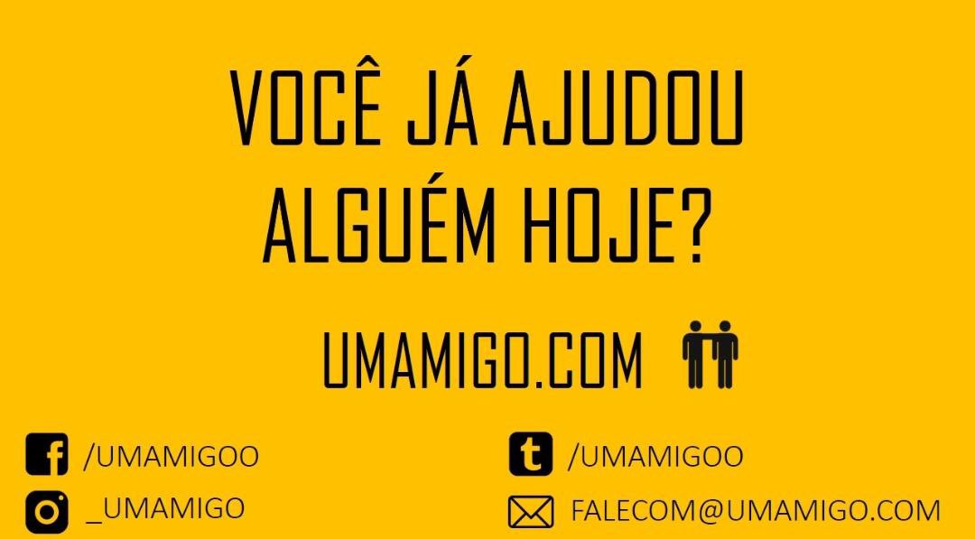 jfpereiraa's tweet photo. Acesse mutirão um amigo, HOJE atendimento 24 hrs! Compartilhe alguém pode estar precisando de ajuda, alguém está disponível, online para ajudar a vencer essa sua dor👊🏻 Página do Um Amigo no Twitter: @umamigoo https://t.co/5nPEHVmTKv