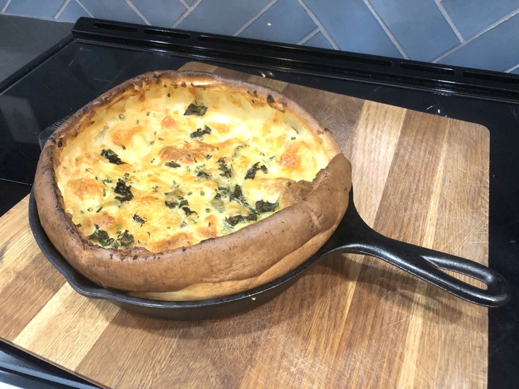 TruepennyTable's tweet photo. Breakfast for Dinner with a Savory Dutch Baby https://t.co/0BjSj0G24t https://t.co/vcztS92l40