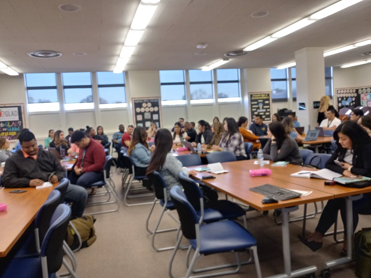 On 2/20 Behavior Intervention Specialist's gathered during Late Start, getting fed with knowledge and expectations  for Tier II Supports for the upcoming TFC! #Myfavoritepeeps!