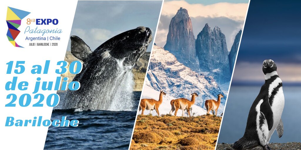 DESCUENTO!! para empresas de turismo y prestadores de 🇨🇱 y 🇦🇷. Inscríbete con anticipación hasta el 30 de marzo 2020, y obtén un ✅✅ 30% de descto., en el costo de participación en Expo Patagonia en Bariloche.

Inscripciones abiertas.
infoexpochile@gmail.com