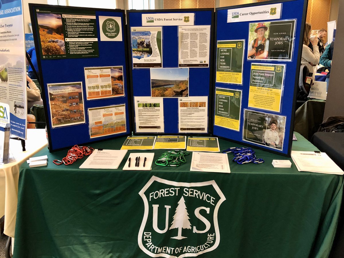 Allegheny_NF's tweet image. Come learn about @forestservice careers at today’s @sunyesf career fair in the Gateway building.