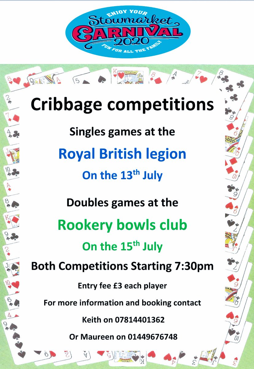 #cribbageCompetitions #lovestowmarket #Carnival