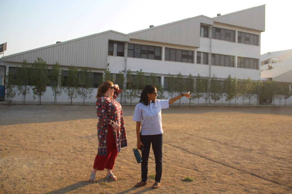 phsnzb's tweet photo. Ms.Erin Bailey, Cross-border Startup Advisor &amp; Strategist from San Francisco, US visited Everest campus and appreciated school's efforts towards #innovative learning spaces and curriculum approach. #phsnzb https://t.co/bBhARqxjQX