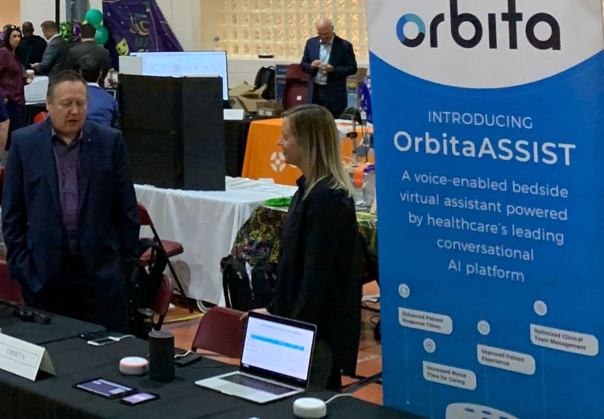 orbita_inc's tweet image. Attending @VANorthTexas innov event in Dallas? Stop @orbita_inc booth, explore OrbitaASSIST, award-winning hands-free bedside virtual assistant that supports nurse resources &amp;amp; positive pt outcomes. bit.ly/2PlTXXe #VANorthTexas #virtualhealthassistant #ptexp #nursesrock