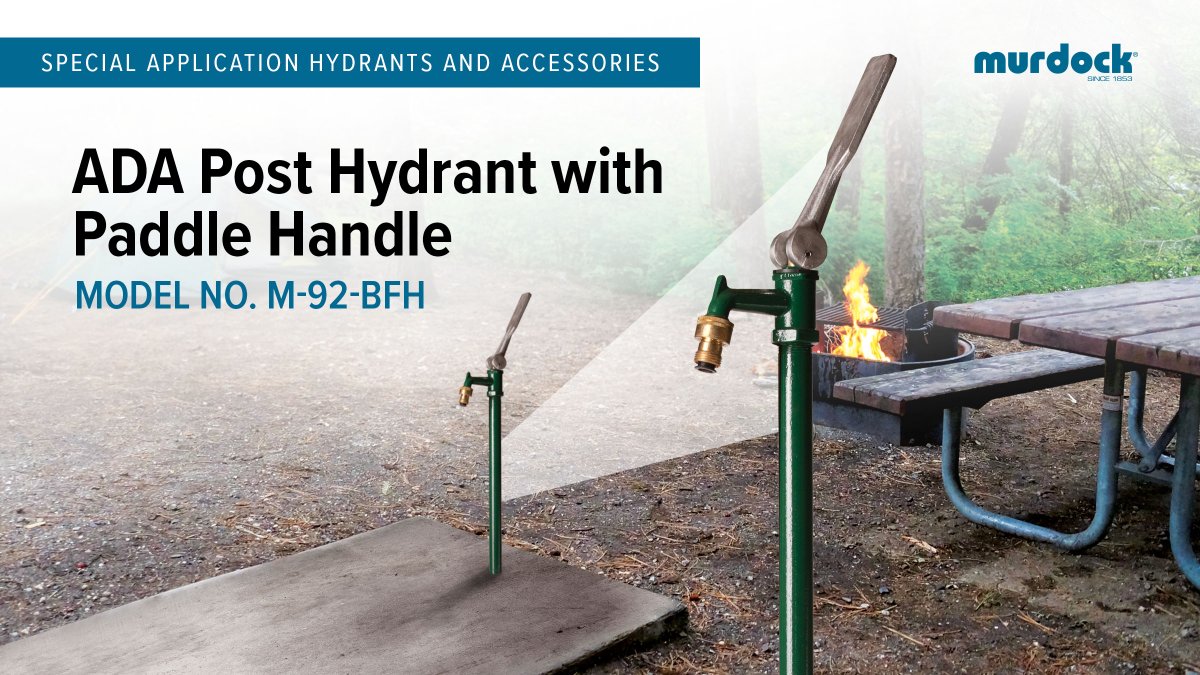 This #CastIron post #hydrant features an #ADACompliant design with easy-to-use paddle handle—perfect for campgrounds, #PublicParks &amp; other outdoor recreation areas. Visit us online for more special application #hydrants &amp; accessories! #buildingmaterials

 bit.ly/2MUjLIJ
