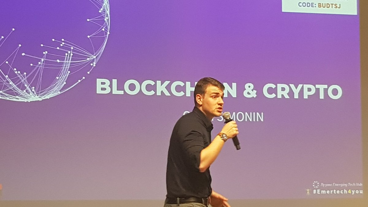 Les principaux avantages de la #blockchain selon <a href="/PowerHasheur/">Hasheur</a> : sécurité, traçabilité, transparence, faible coût, rapidité et décentralisation sans obstruction possible <a href="/SocieteGenerale/">Societe Generale Group</a> <a href="/SG_InsideIT/">SG InsideIT</a> #EmergingTech