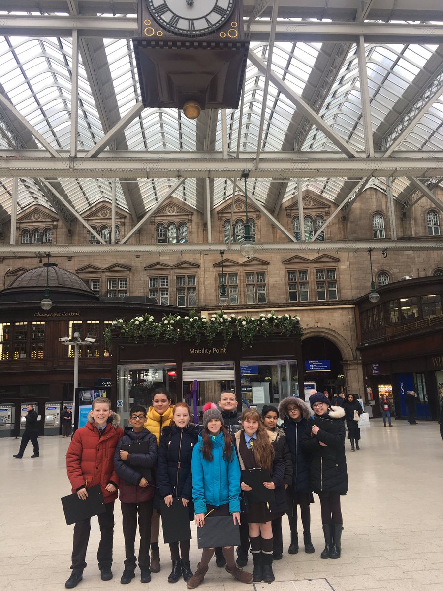 StFillansPS's tweet photo. Our two teams from P6 and P7 went to Glasgow Central Station today to do some research for their sustainable engineering project. Theyβre now full of ideas π‘! Special thanks to Susan Holden for her time and #networkrailglc #STEMglasgow #GlasgowChallengesClimate https://t.co/hIKT1Y4n0Z
