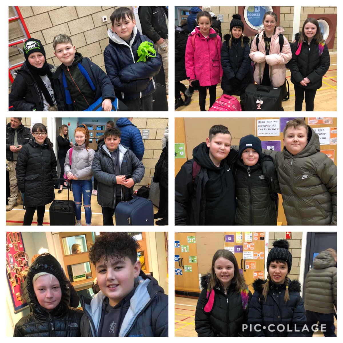Primary 7s are all settled after a snowy start on Monday morning. Played the survival game to learn about food chains. Kieran won the owl if the week, Robbie won the vole of the week and Taylor m won the slug of the week. Been fed and now team games tonight! @ArranOutdoors