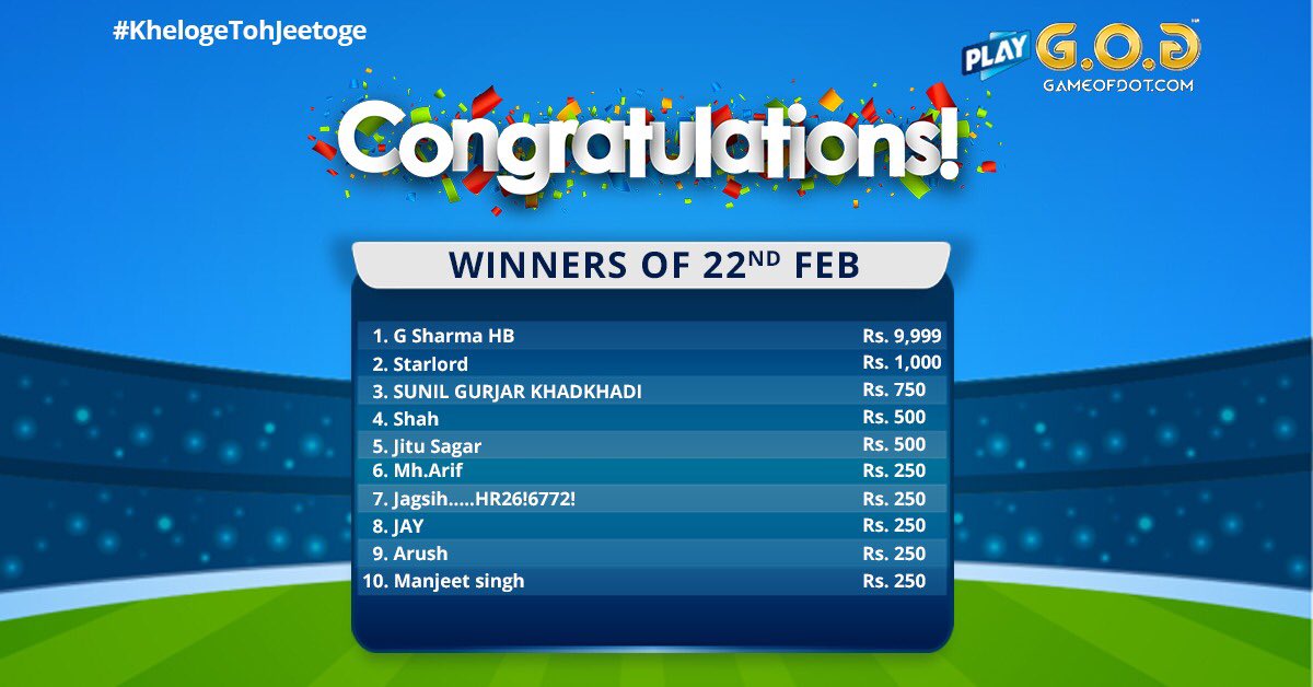 GameOfDot's tweet image. Humari winners list me aapka naam shamil karna jyada mushkil nahi, bass sahi se cricket ball spot karo aur prizes ke haqdaar ho jao! 
#GameOfDot #KhelogeTohJeetoge #Contest #ContestWinners #Cricket #cricketmerijaan #cricketfacts