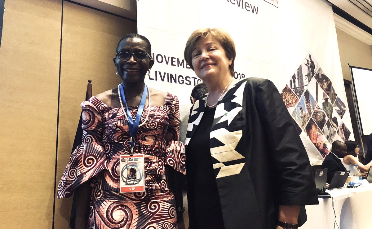 KGeorgieva's tweet photo. I am delighted to announce Antoinette Sayeh’s appointment as IMF Deputy Managing Director—our first IMF African DMD since 1999. Antoinette’s stellar career speaks for itself—including her time as an outstanding Director of our Africa Dept. Welcome to my senior management team! https://t.co/eY0yUKEWG3