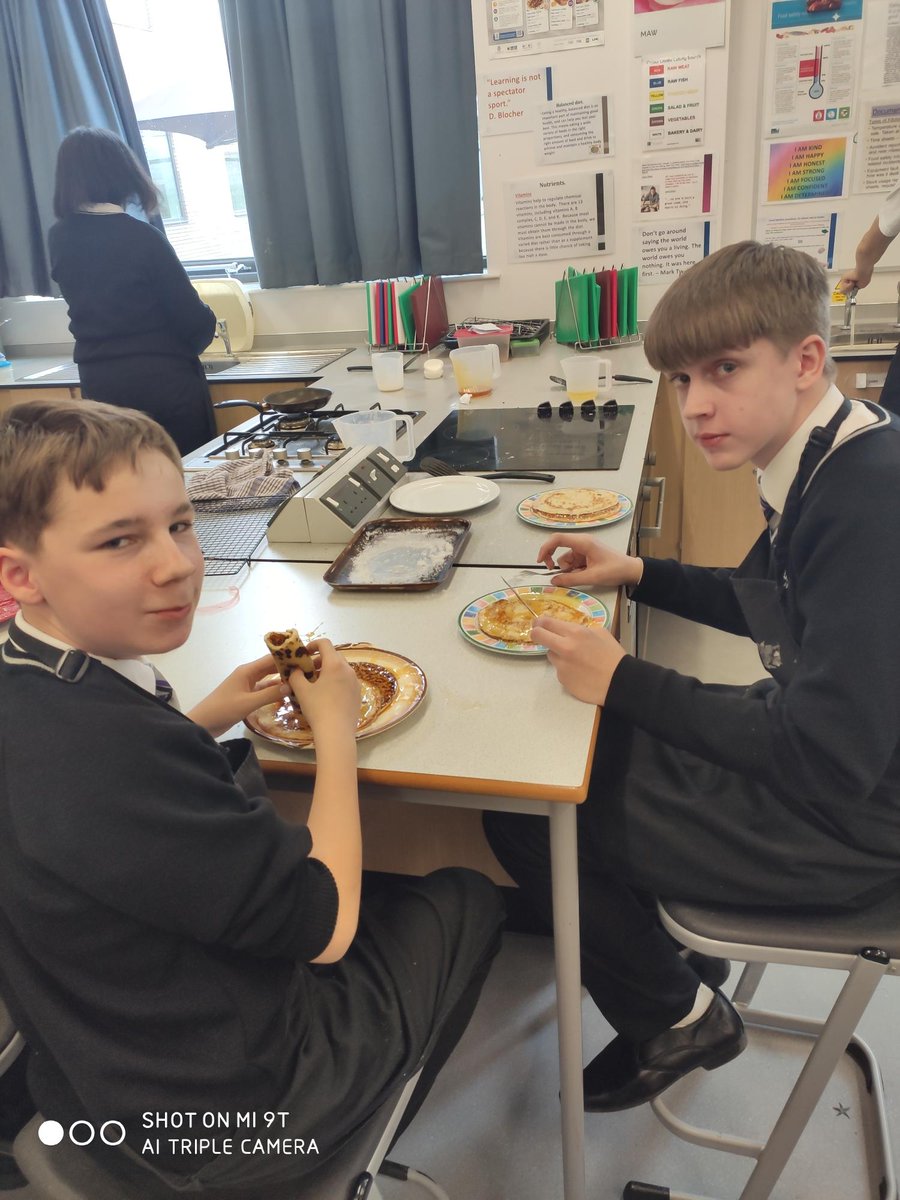 StangroundAcad's tweet photo. Mr Scholfield's Year 10 class today were celebrating Pancake Day #flippinfun #PancakeDay2020 https://t.co/HlUKBsELhR