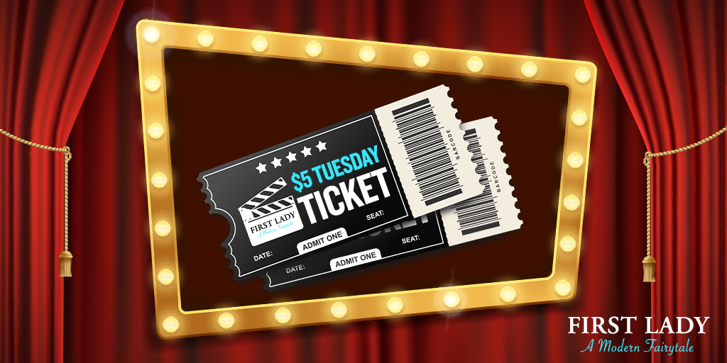 FirstLadyFilm's tweet photo. You know what's better than 🌮  on Tuesday? Seeing First Lady for $5! If you're an @AMCTheatres Stub member, take advantage today! https://t.co/Aw8MYI3nz7