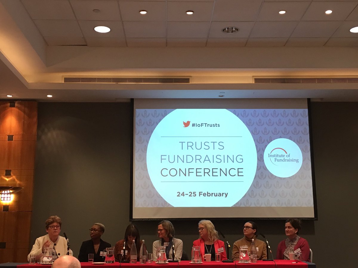 EmilyVClarke's tweet photo. ‘Be honest with your funder and yourself’ - key takeaway from funders incl. @BarrowCadbury @EllermanUK & @TNLComFund in Q&A at #IoFTrusts https://t.co/dqfLB3aoOH