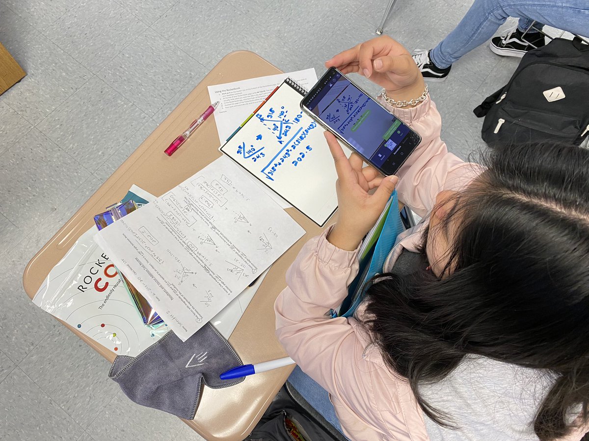asmithedtech's tweet photo. Students in Dr. Bedford’s classes at @PearlandHighSch are using @GetRocketbook with @OneNoteEDU #PEARUP #WeArePearlandISD #PearlandTech https://t.co/LLGDvuJSXn