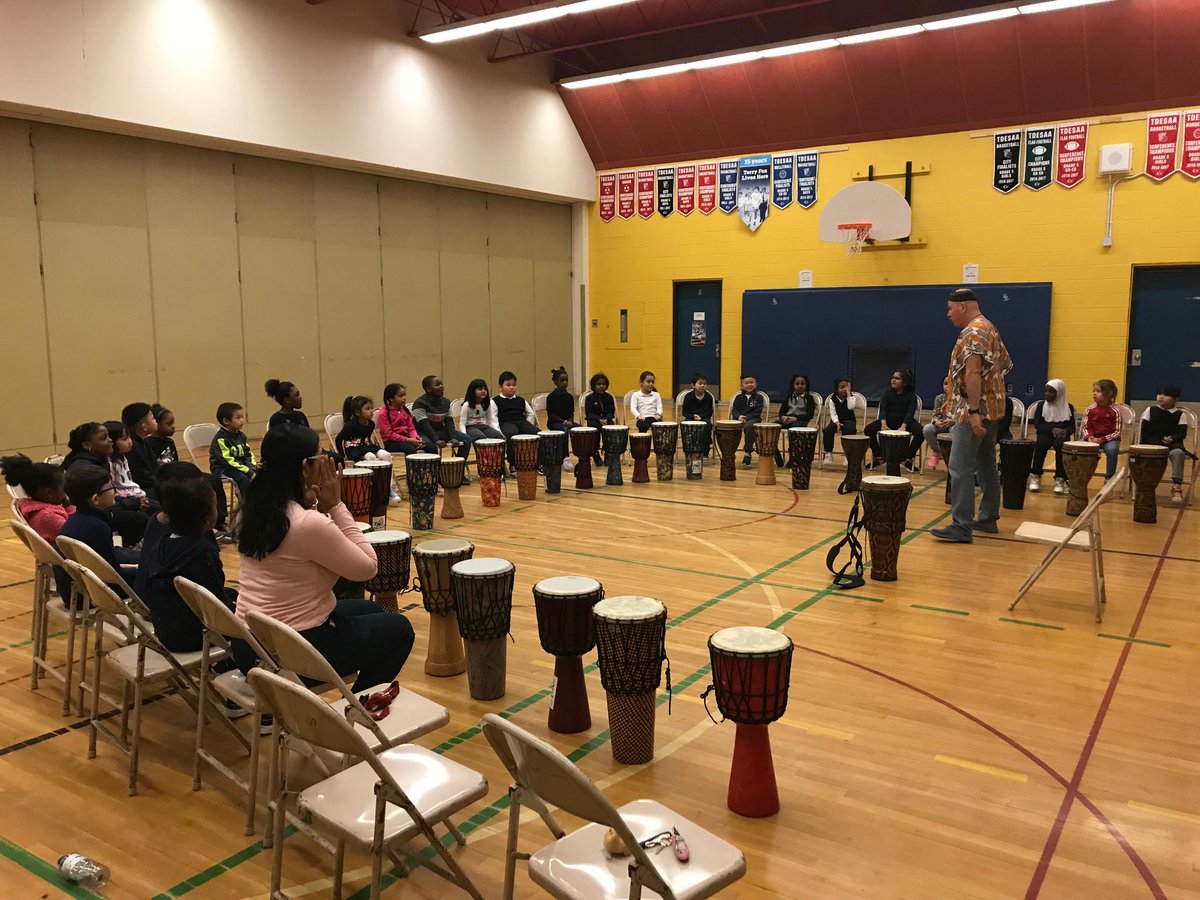 African Drumming with ⁦<a href="/souldrumsltd/">Soul Drums</a>⁩ ⁦<a href="/ShorehamPSW/">Shoreham Public Sports and Wellness</a>⁩ ⁦<a href="/LC2_TDSB/">Learning Centre 2</a>⁩