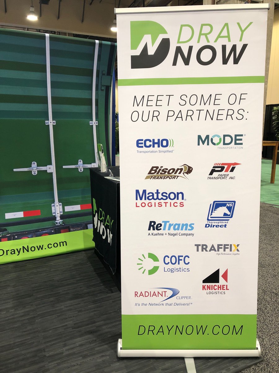 A few of our partners are at #RILALINK as well! Go check out @EchoLogistics, @Drive4Bison, @MODETrans, @NFIindustries, & @CHRobinson.