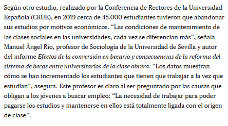 AbrirBrecha's tweet photo. ⚠️El día a día de muchas jóvenes: altos precios en las matriculas universitarias➡️tienes que currar para poder pagarlas➡️trabajo de mierda explotado➡️tu rendimiento académico baja➡️al repetir asignatura sube el precio de la siguiente matricula➡️no puedes pagar➡️expulsado😉 https://t.co/eDPqw3FMZK