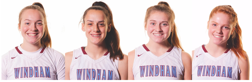 WindhamGirlsBB's tweet photo. Congratulations these Lady Eagles for their AA North All-Region recognitions!

1st Team All-AA North - Hannah Talon
2nd Team All-AA North - Sarah Talon
All-AA North Rookie Team - Carly Morey
All-AA North Rookie Team - Abbey Thornton
All-AA North Defensive Team - Sarah Talon https://t.co/cZanaXBjUJ