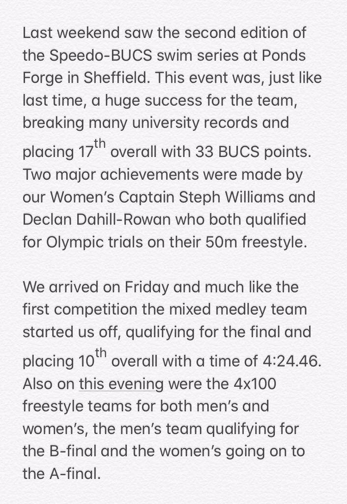 LUUSWP's tweet image. 🏊‍♀️ BUCS Long Course Round Up 🏊‍♂️