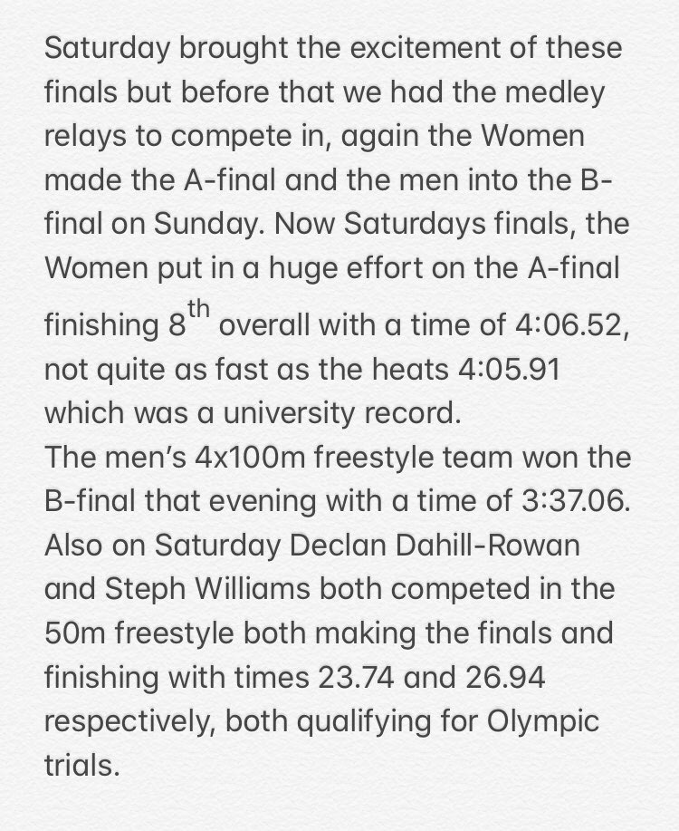 LUUSWP's tweet image. 🏊‍♀️ BUCS Long Course Round Up 🏊‍♂️