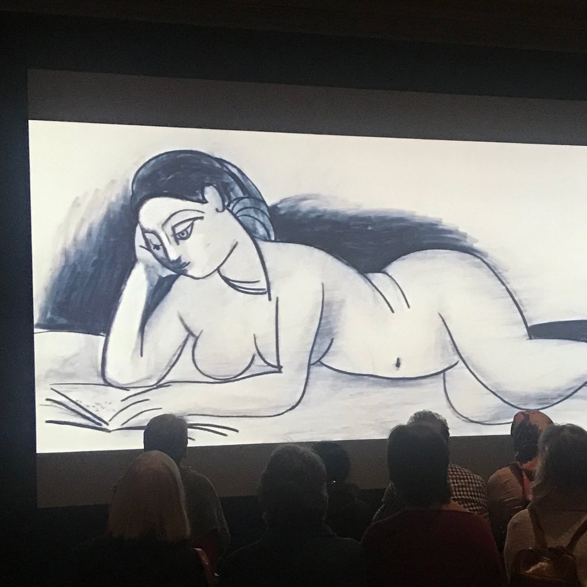 GiraffeCorner's tweet photo. What a treat to see Henri-Georges Clouzot's documentary film 'Le mystère Picasso at Picasso and Paper @royalacademy https://t.co/aa3t9Dwxja