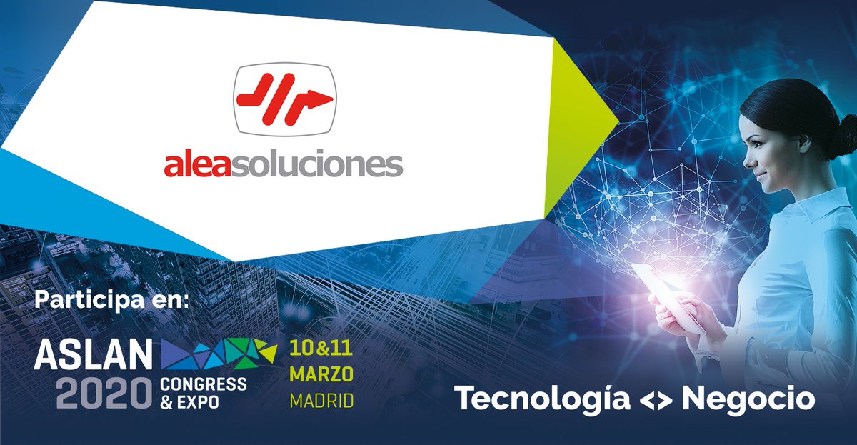 AleaSolucionesS's tweet photo. @AleaSolucionesS estará presente en @aslan_es. Stand 2. 10 y 11 de Marzo. ¡Te esperamos! https://t.co/5R5vzN1QkX