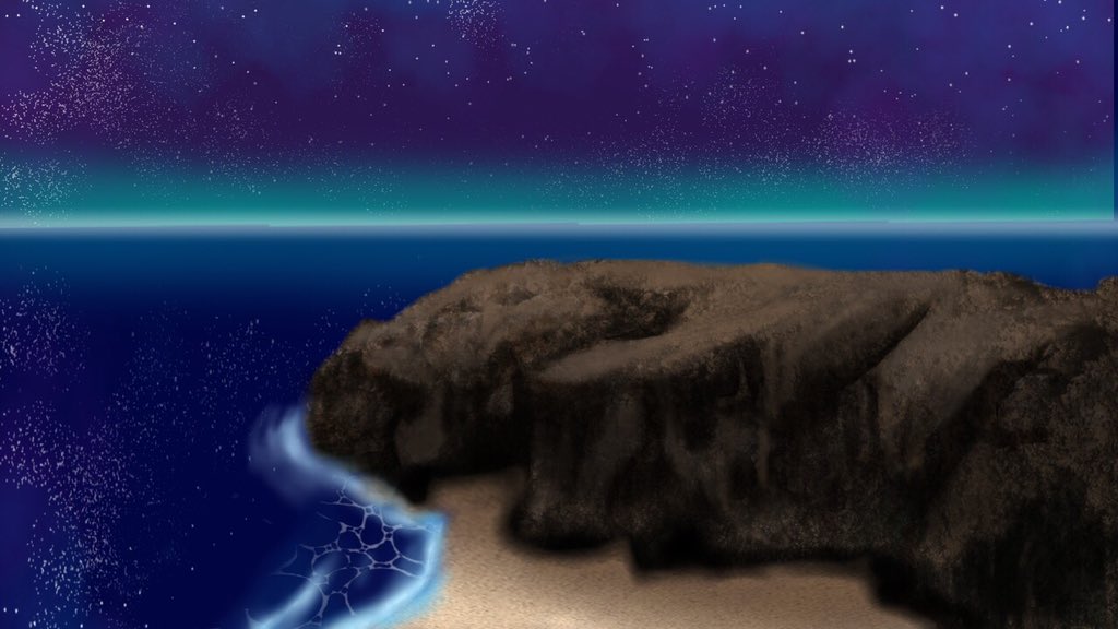 海岸イラスト