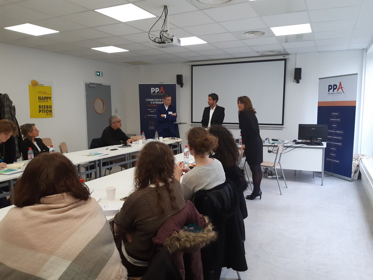 MmeMrEduc's tweet photo. Ce midi, les Réseaux GES et Eductive présentaient leur alliance stratégique et leur projet de déploiement national. L'occasion d'annoncer également le lancement de 3 nouvelles écoles : #PPASport, #PPAMedia et #PPADigital. https://t.co/2fZjlaeM4o