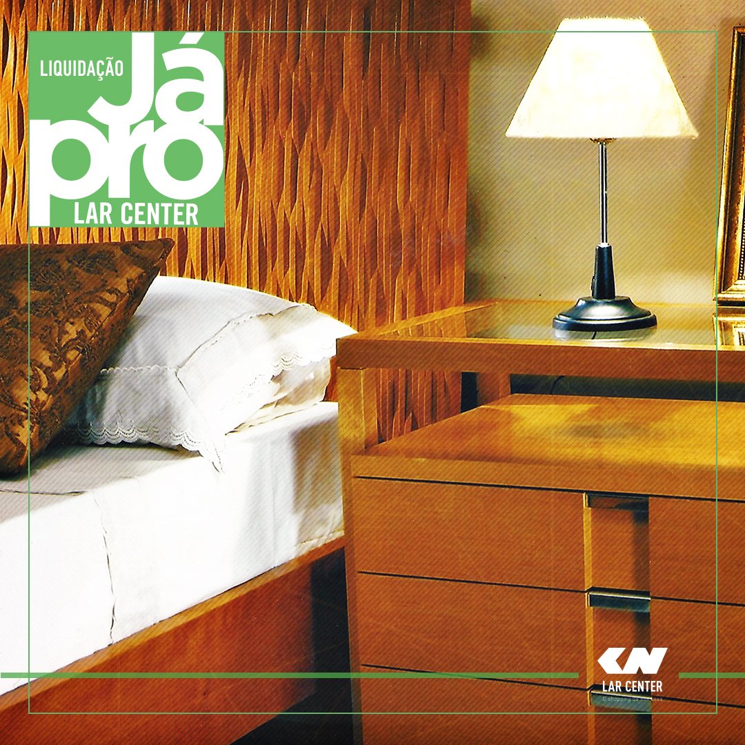 Se você é daqueles que ama móveis clássicos com um toque moderno, o seu lugar é aqui durante a liquidação #JáProLarCenter. Aproveite! bit.ly/37270CU #LarCenter #CiaDasCamas