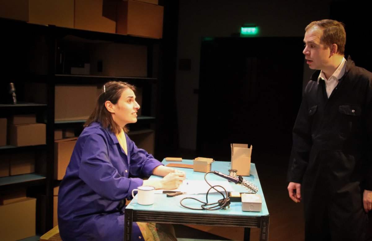 papamcgarry's tweet image. Some great pictures by @WilkinsonRob from #HumansAtWork last week @warwickarts directed by @greghomann  and written by @Stephaniser . So proud to have been part of this fabulous show. #Coventry2021 #ActorsLife