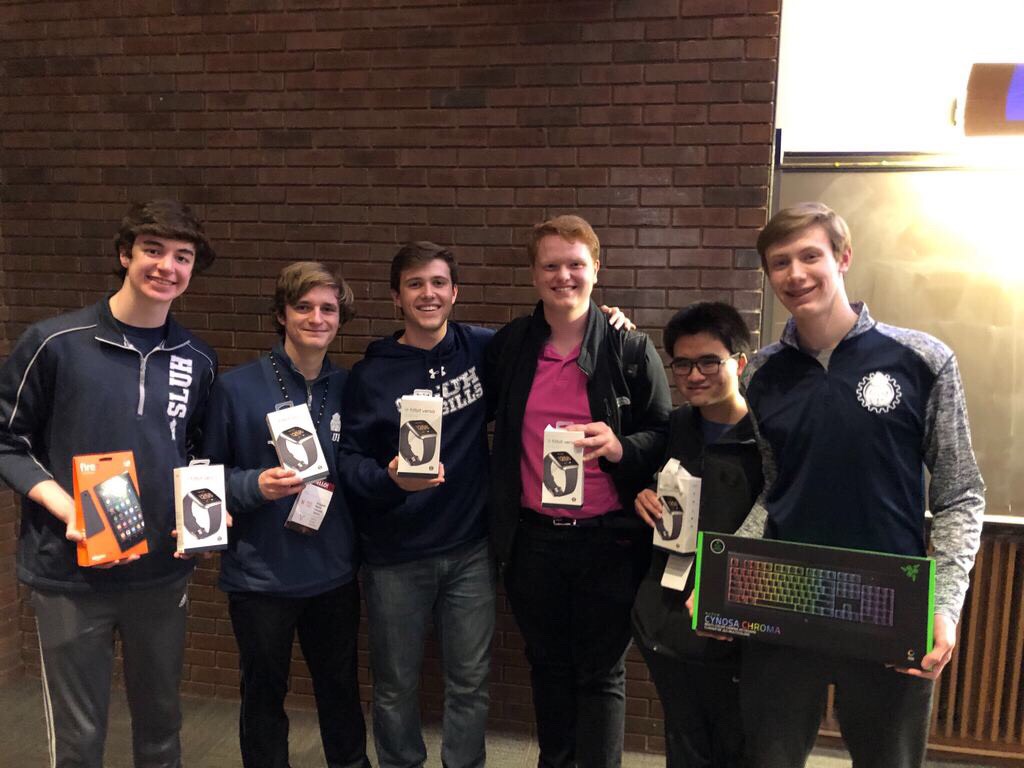 SLUH’s Hack Club competed in a college hackathon last weekend at <a href="/umsl/">University of Missouri–St. Louis</a> in which they created an application that helps epidemiologists track the spread of the coronavirus. In the process, they topped more than 20 college teams to earn third place overall! #STEAM #innovation