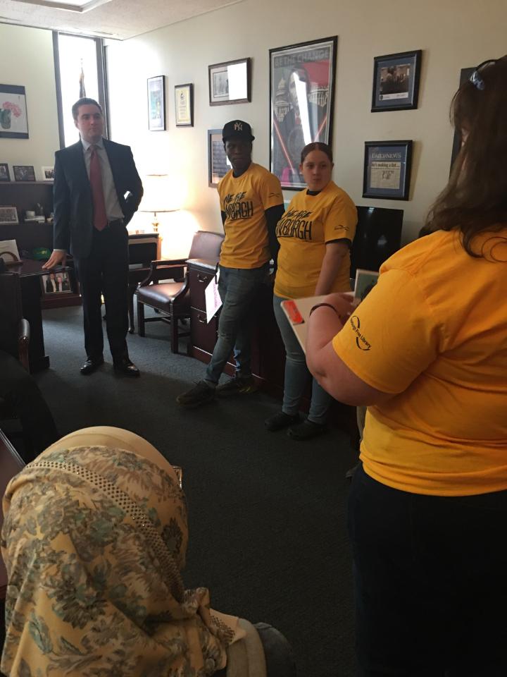 Newburgh students and librarians had an opportunity to speak with Sen. James Skoufis and advocate for school libraries today. #nylalad20 <a href="/Read2UsGators/">Catherine Gilligan</a> @NewburghFreeLib <a href="/newburghschools/">Newburgh Schools</a> @NewburghSup @MillerNECSD