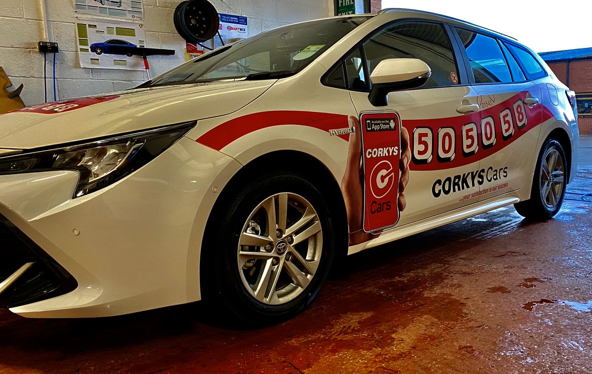 All ready for work. corkys cars always improving its Fleet #cannock #cannockchase #corkyscars #taxis
