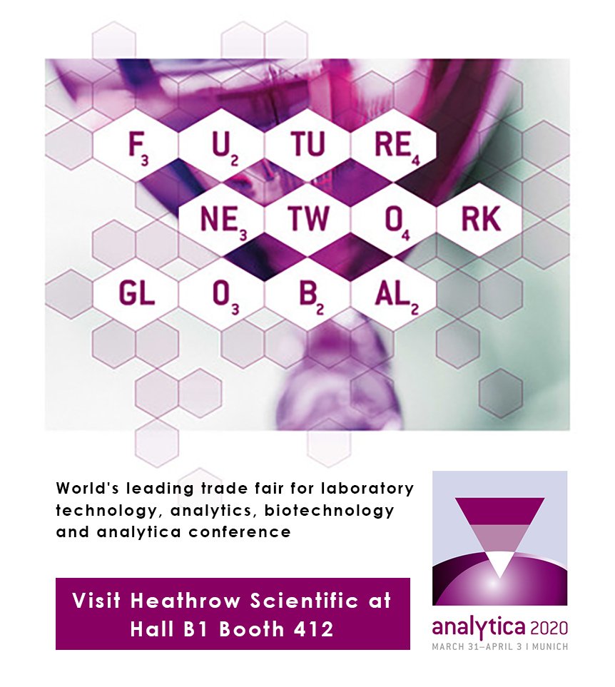 Heathrow_Sci's tweet image. Analytica is just about a month and a half away! We look forward to #Analytica every year! It's so fun to see all the new innovations for #labtechnology. What are you most excited for?? #analytica2020 #science #innovation #medicalscience #sciencelab #labtech #biotechnology