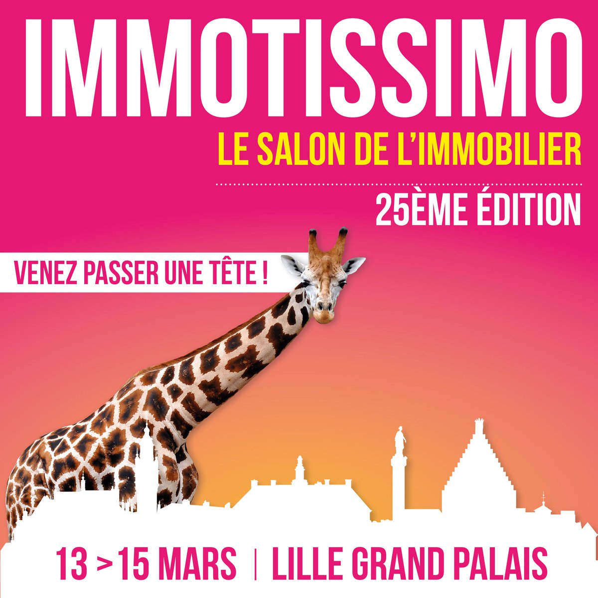 Retrouvez nous au salon Immotissimo les 13, 14 et 15 mars et donnez vie à votre projet immobilier avec nos programmes d'appartements et de maisons