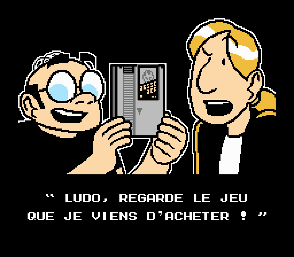 omakebooks's tweet photo. Vous êtes nombreux à l'avoir réclamé, voici donc le jeu "Basse Def Adventures" sur #NES - sans sa BD -
Design : @jibe_
Programmation : @Broke_Studio
#BasseDef #Homebrew #gamer #nes #vintage #oldies #geek
https://t.co/eC6cBdqQBZ https://t.co/e8B3DOwbWq