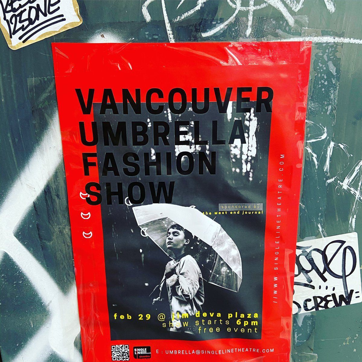 CarolynRohaly's tweet image. Yup, I moved to Vancouver! ❤️☔️ who wants to join me at @SingleLineCO’s Umbrella Fashion Show? #fashion #fashionshow #vancouver #vancouverfashion #theatre