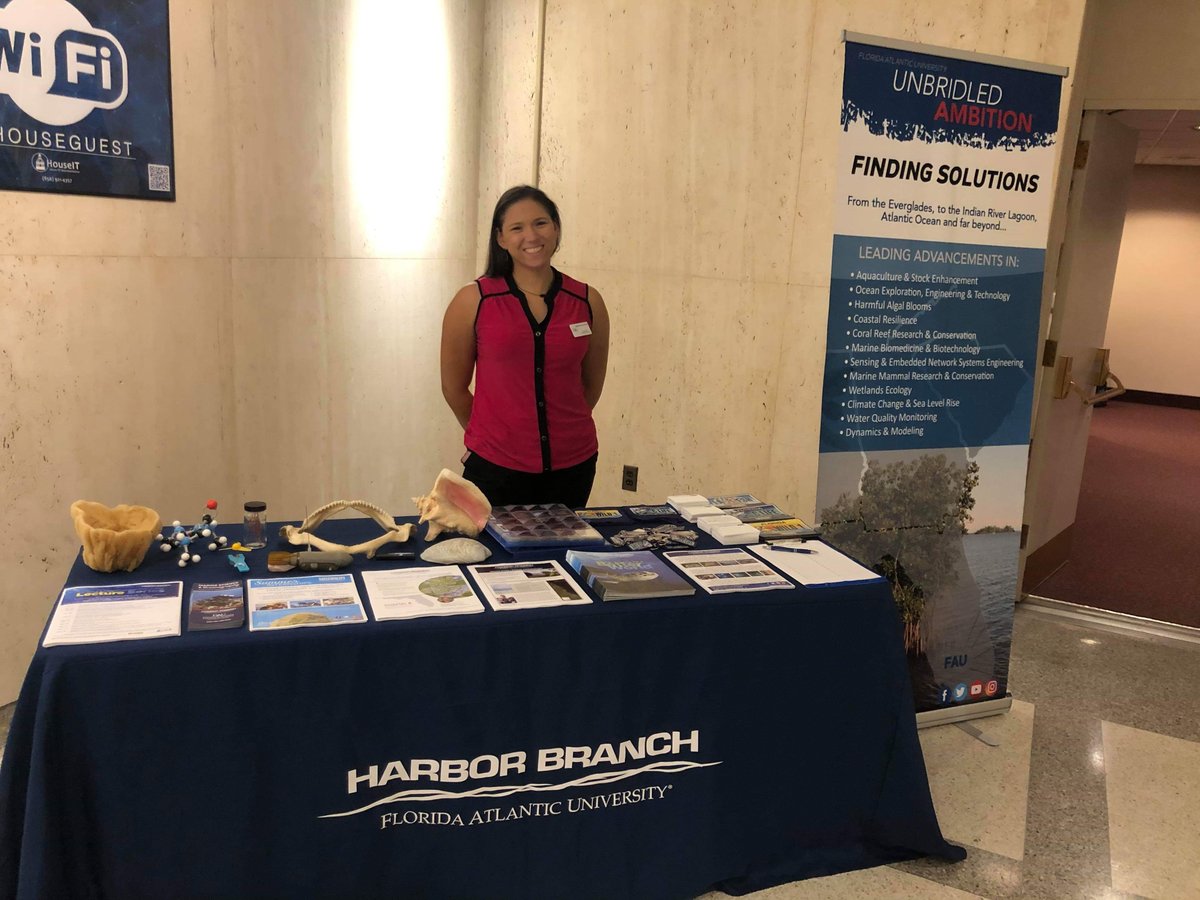 #FAU #HarborBranch is proud to be representing at the State Capitol for #FloridaOceansDay! 🌊

#Ocean #FLOceansDay