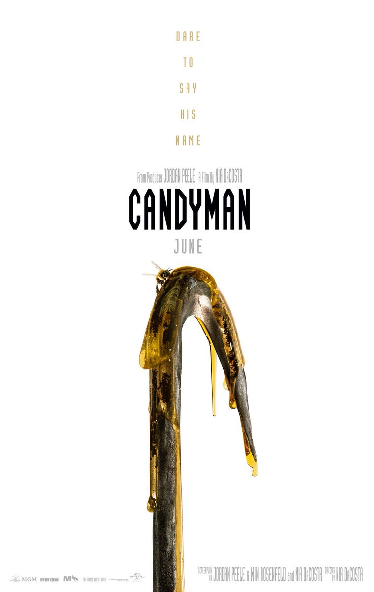 EsTrendMx's tweet photo. Póster del remake #Candyman y este jueves saldrá el primer tráiler.
🍿🎬👌🏻🐝 https://t.co/GlrryU5fHD