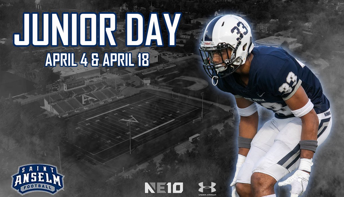 Thankful and blessed to receive my 3rd Junior day invite from <a href="/CoachPriceFerg/">Price Ferguson</a> <a href="/STAHawksFB/">Saint Anselm Football 🏈 #BCM</a> <a href="/RHSFootballTN/">RHS Football</a> <a href="/CSmithScout/">Chris Smith</a>