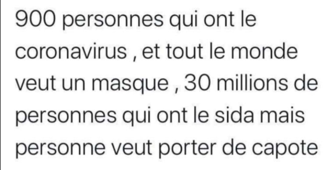 Vrai ☑️
#sida #Corona #COVIDー19