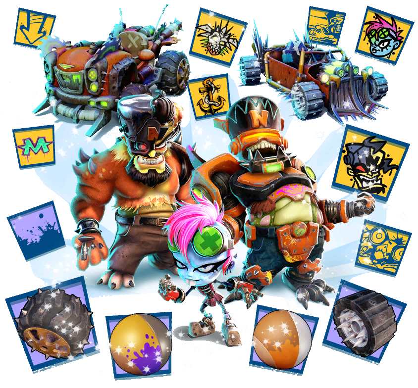 Mixture_Lady's tweet photo. While I'm working on the draw of today I will try to post something and looks like nobody post the wonderful pack when Gasmoxia gp start 😍
#Megamix #Megamixday #CrashBandicoot #CrashTeamRacingNitroFueled https://t.co/OTufa9lRU4