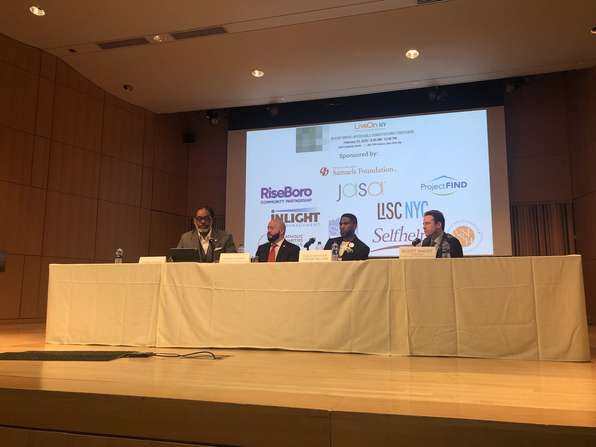 rc4bk's tweet photo. This morning I’m a panelist for #LiveOnNY #BeyondBricksAffordableSeniorHousingSymposium discussing newly designated District 36 NORC and my beloved #AgeFriendlyNetwork #AFN https://t.co/pXLy1qyaDa