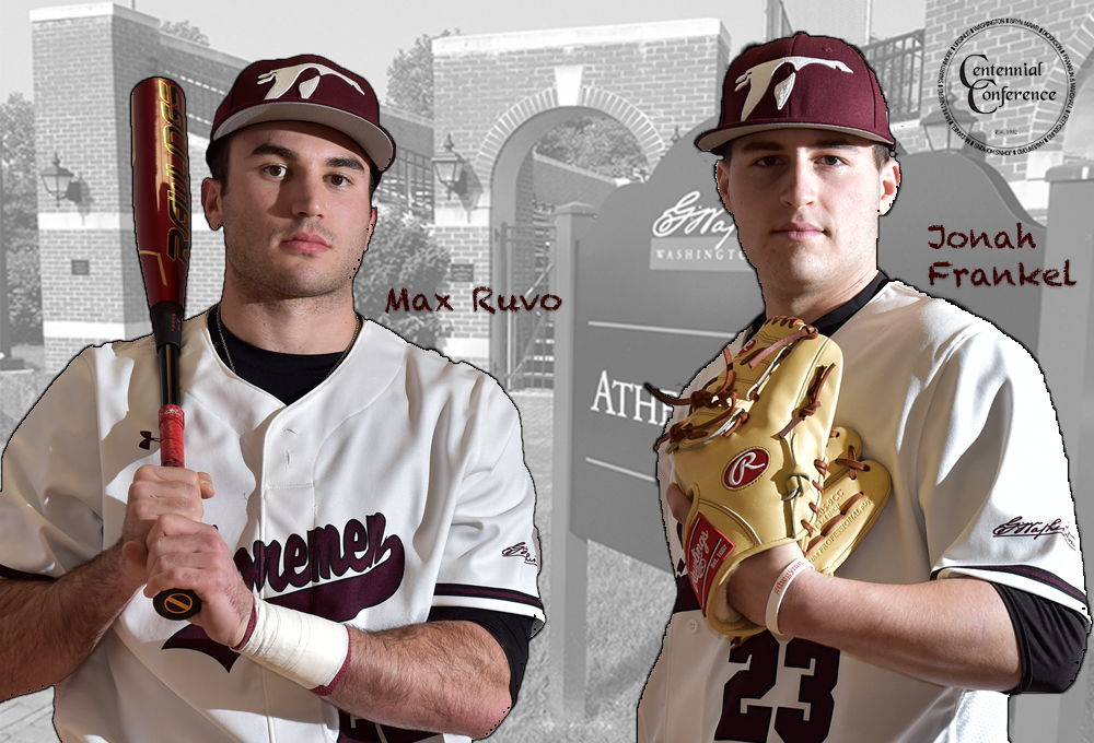 washcollsports's tweet photo. Shoremen Baseball Sweep Weekly Conference Awards - Max Ruvo (Player) and Jonah Frankel (Pitcher) - https://t.co/1jX9xiFTre #CentConf #goosenation #d3base @WashCollBase https://t.co/zs25RieIkT