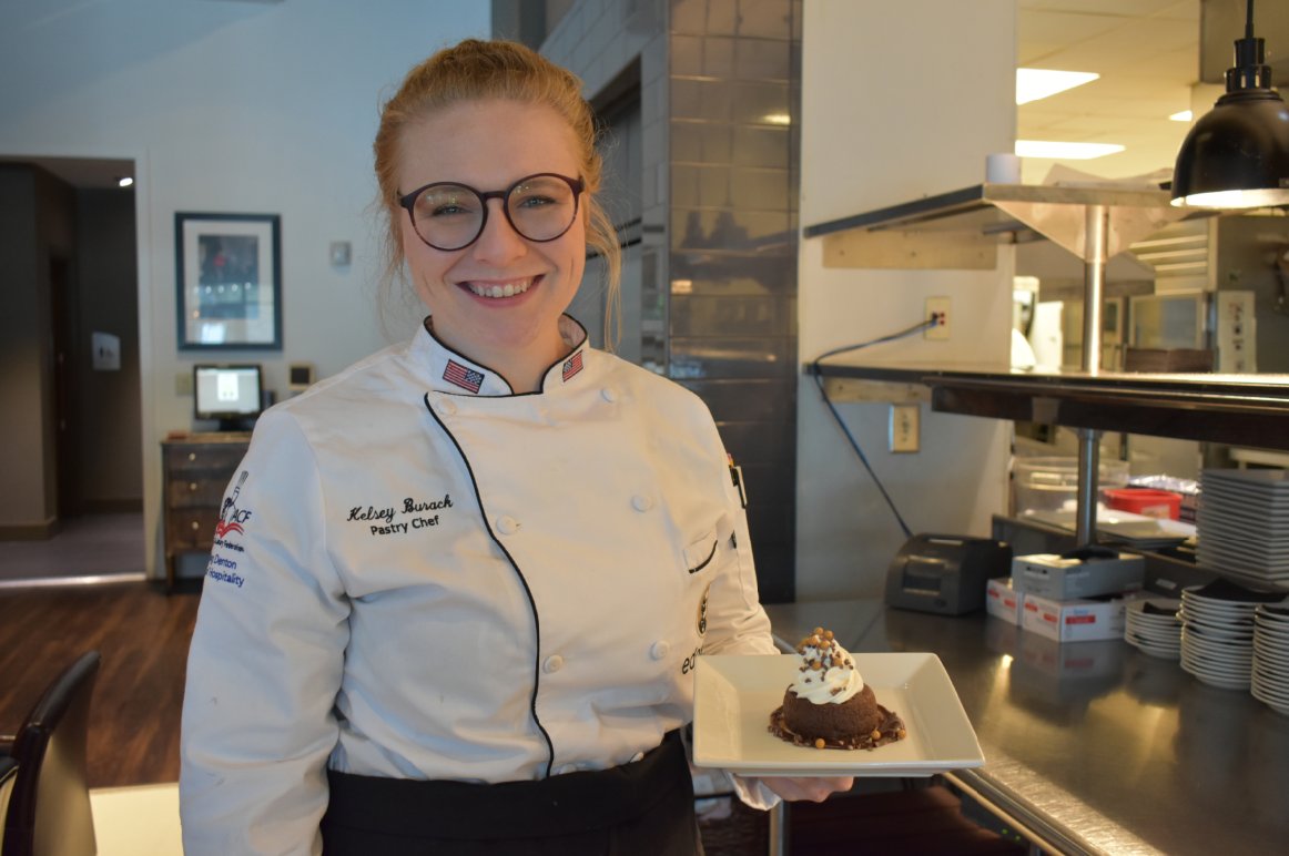 snellingcc's tweet image. Edgar's Hospitality Group's Executive Pastry Chef Kelsey Burack is going to be featured on Food Network's newest show Chopped Sweets! Join us for a Watch Party on Monday, March 9 from 8 p.m. to 11 p.m. at Edgar's Grille! #ChoppedSweets #EdgarsHospitalityGroup